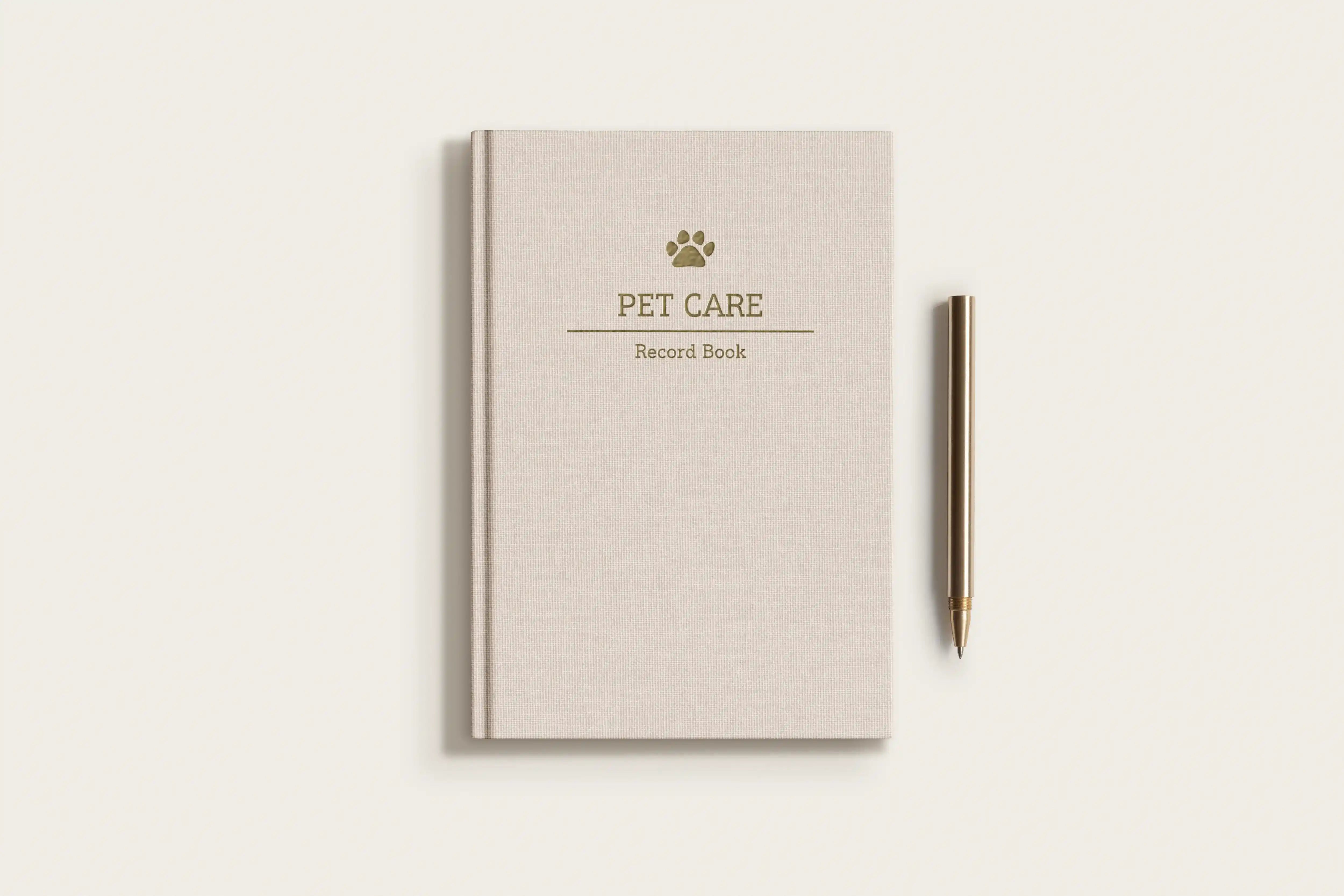 Pet Care Record Book