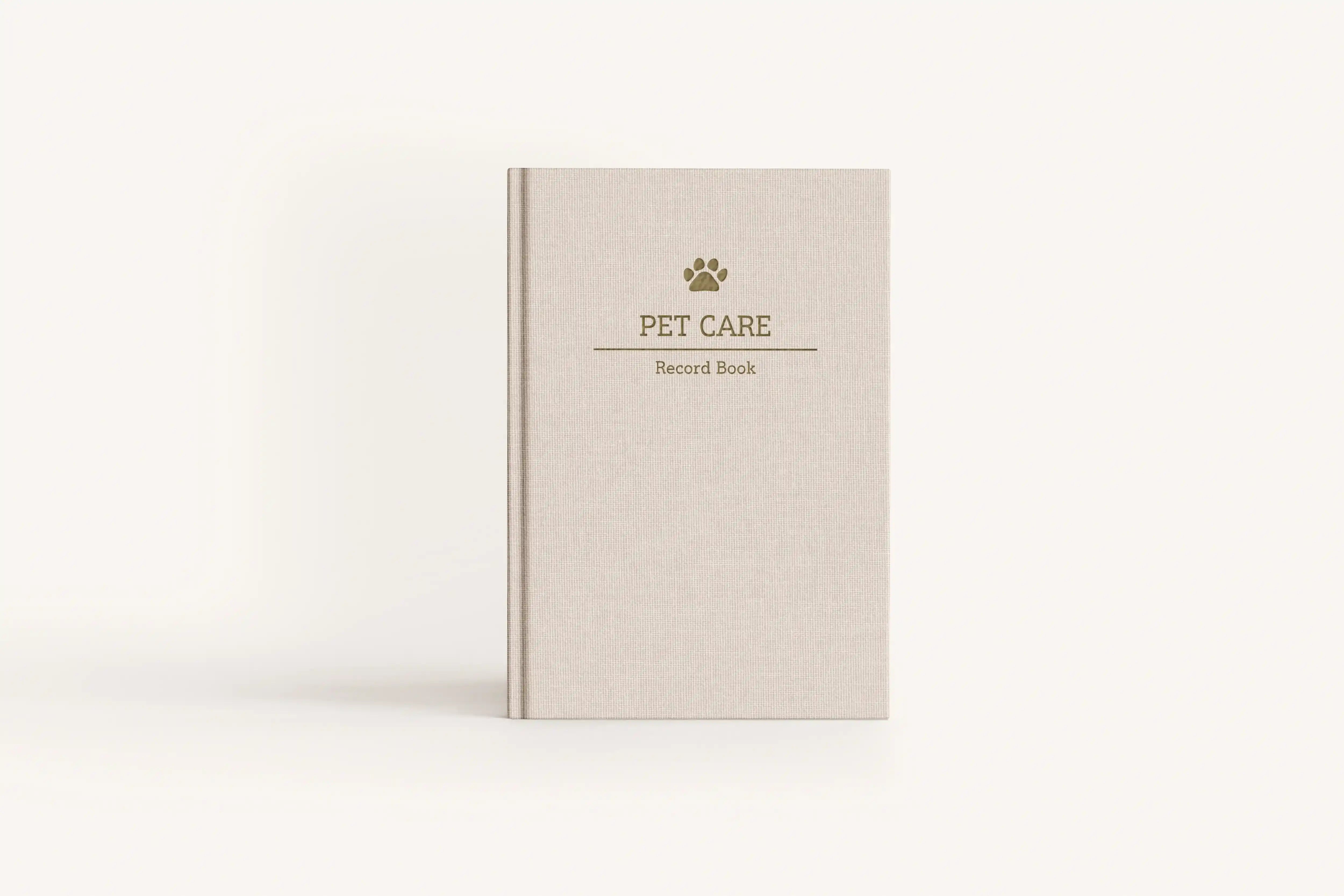 Pet Care Record Book